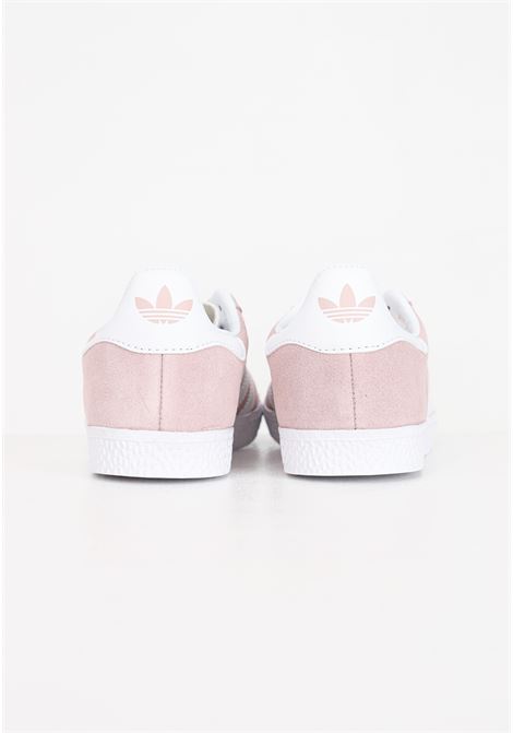 Sneakers da bambina rosa e bianche GAZELLE ADIDAS ORIGINALS | BY9548.